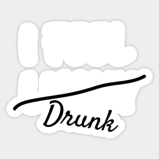 st patrick day I FEEL lucky DRUNK Sticker